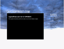 Tablet Screenshot of layeroffrost.com